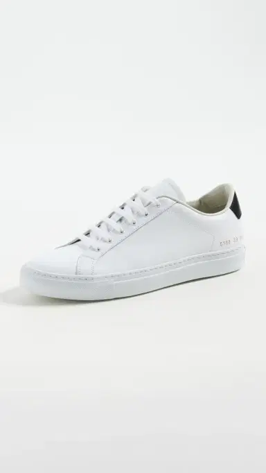 Common Projects Retro Classic Sneakers White/Black | Thumbnail 2 Common Projects Retro Classic Sneakers White/Black | Thumbnail 2