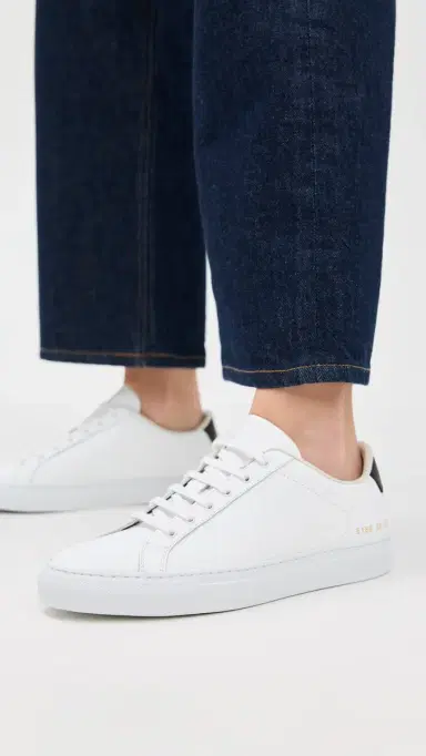 Common Projects Retro Classic Sneakers White/Black | Thumbnail 3 Common Projects Retro Classic Sneakers White/Black | Thumbnail 3