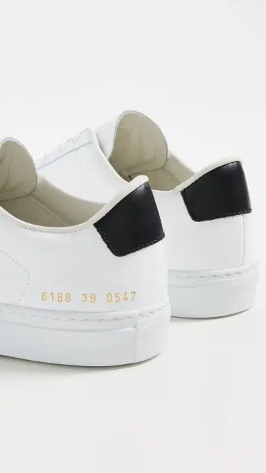 Common Projects Retro Classic Sneakers White/Black | Thumbnail 4 Common Projects Retro Classic Sneakers White/Black | Thumbnail 4