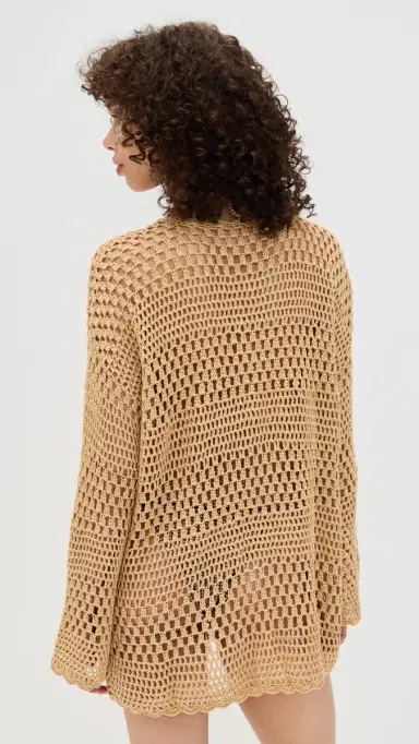 Show Me Your Mumu Paula Pullover Latte Crochet | Thumbnail 3 Show Me Your Mumu Paula Pullover Latte Crochet | Thumbnail 3
