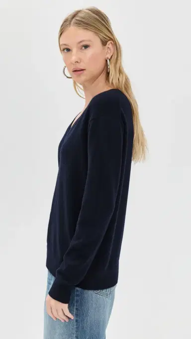 Vince Weekend V Neck Cashmere Pullover | Thumbnail 4 Vince Weekend V Neck Cashmere Pullover | Thumbnail 4