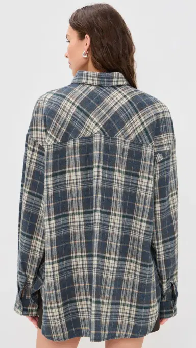 Lioness Clarity Shirt Ash Plaid | Thumbnail 3 Lioness Clarity Shirt Ash Plaid | Thumbnail 3