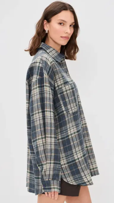 Lioness Clarity Shirt Ash Plaid | Thumbnail 4 Lioness Clarity Shirt Ash Plaid | Thumbnail 4