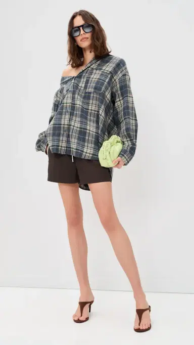 Lioness Clarity Shirt Ash Plaid | Thumbnail 5 Lioness Clarity Shirt Ash Plaid | Thumbnail 5