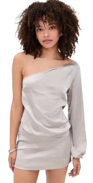 LIONESS One Shoulder Mini Dress | Thumbnail 1 LIONESS One Shoulder Mini Dress | Thumbnail 1