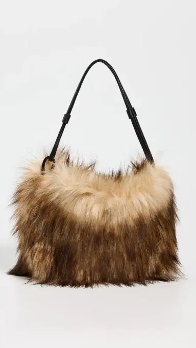 A.L.C. A. L.C. Arden Faux Fur Bag Brown One Size | Thumbnail 2 A.L.C. A. L.C. Arden Faux Fur Bag Brown One Size | Thumbnail 2