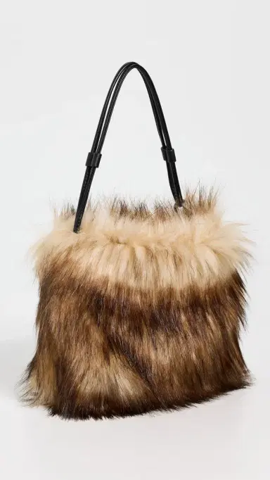 A.L.C. A. L.C. Arden Faux Fur Bag Brown One Size | Thumbnail 4 A.L.C. A. L.C. Arden Faux Fur Bag Brown One Size | Thumbnail 4