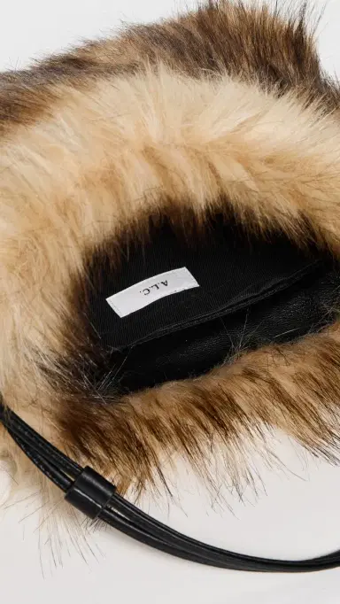 A.L.C. A. L.C. Arden Faux Fur Bag Brown One Size | Thumbnail 6 A.L.C. A. L.C. Arden Faux Fur Bag Brown One Size | Thumbnail 6