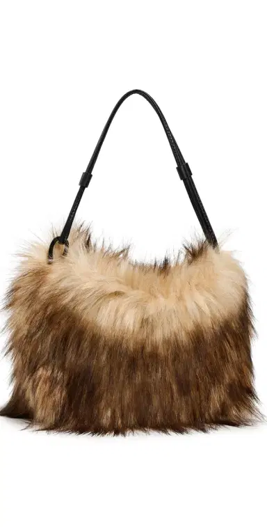 A.L.C. A. L.C. Arden Faux Fur Bag Brown One Size | Thumbnail 1 A.L.C. A. L.C. Arden Faux Fur Bag Brown One Size | Thumbnail 1