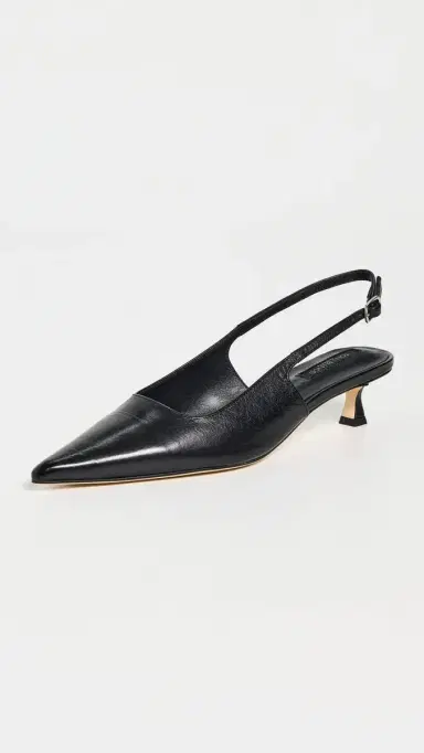 Tony Bianco Crush Slingback Heels Black Vintage 7 | Thumbnail 2 Tony Bianco Crush Slingback Heels Black Vintage 7 | Thumbnail 2