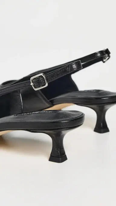Tony Bianco Crush Slingback Heels Black Vintage 7 | Thumbnail 4 Tony Bianco Crush Slingback Heels Black Vintage 7 | Thumbnail 4