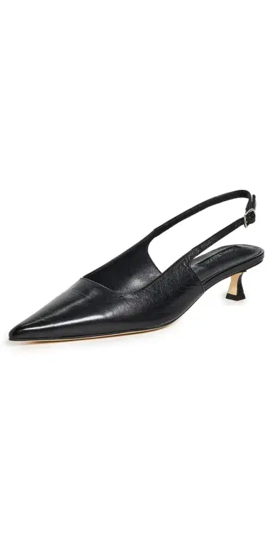 Tony Bianco Crush Slingback Heels Black Vintage 7 | Thumbnail 1 Tony Bianco Crush Slingback Heels Black Vintage 7 | Thumbnail 1