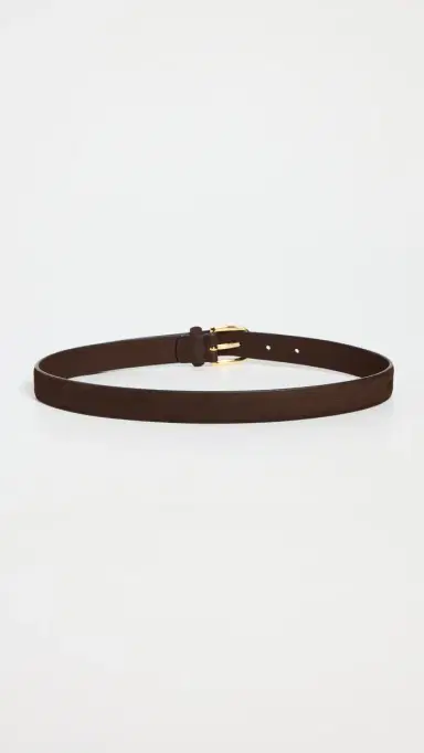 Anderson's Narrow Nubuck Semi-Formal Belt Dark Brown 80 | Thumbnail 4 Anderson's Narrow Nubuck Semi-Formal Belt Dark Brown 80 | Thumbnail 4