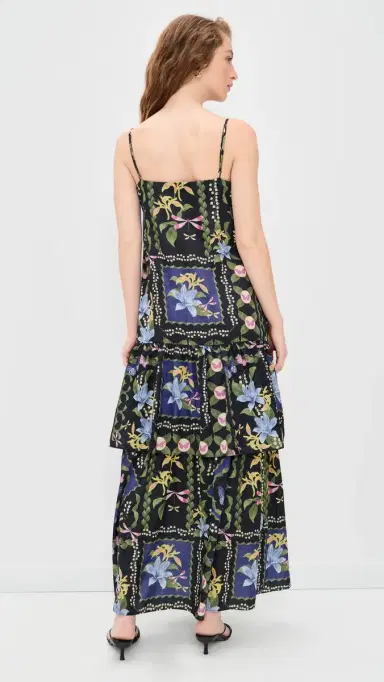 MISA Paulette Dress Patchwork Butterfly | Thumbnail 3 MISA Paulette Dress Patchwork Butterfly | Thumbnail 3