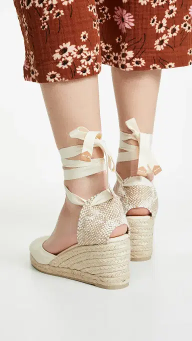 Castañer Carina Wedge Espadrilles Ivory 36 | Thumbnail 5 Castañer Carina Wedge Espadrilles Ivory 36 | Thumbnail 5