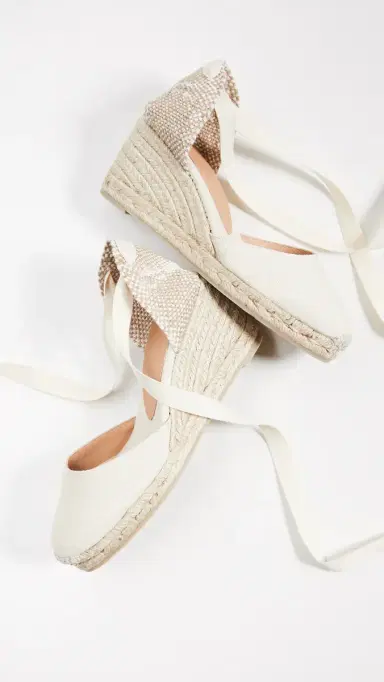 Castañer Carina Wedge Espadrilles Ivory 36 | Thumbnail 6 Castañer Carina Wedge Espadrilles Ivory 36 | Thumbnail 6