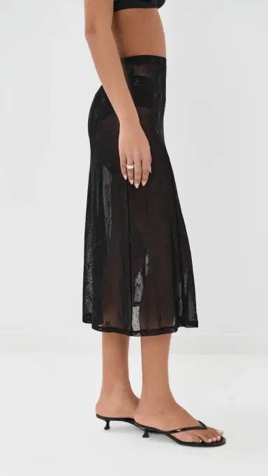 LE BOP Lace Skirt Black Bow | Thumbnail 5 LE BOP Lace Skirt Black Bow | Thumbnail 5