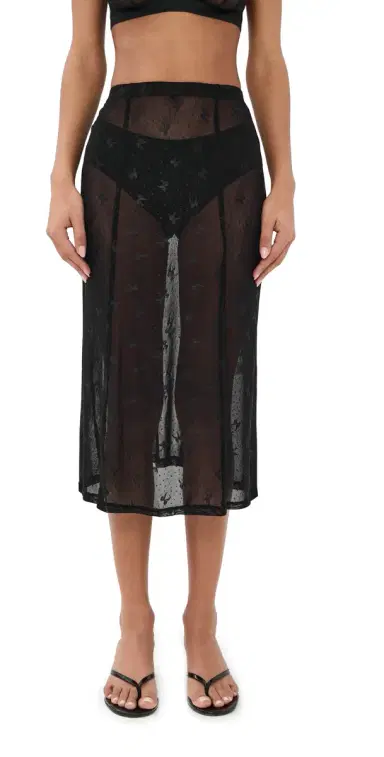 LE BOP Lace Skirt Black Bow | Thumbnail 1 LE BOP Lace Skirt Black Bow | Thumbnail 1