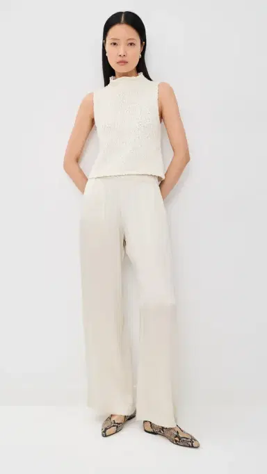 Sablyn Atticus Roll Neck Cropped Tank Gardenia | Thumbnail 5 Sablyn Atticus Roll Neck Cropped Tank Gardenia | Thumbnail 5