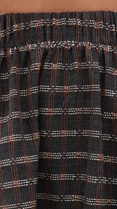 LE BOP artha Skirt Gunmetal Plaid | Thumbnail 6 LE BOP artha Skirt Gunmetal Plaid | Thumbnail 6