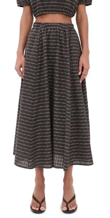 LE BOP artha Skirt Gunmetal Plaid | Thumbnail 1 LE BOP artha Skirt Gunmetal Plaid | Thumbnail 1