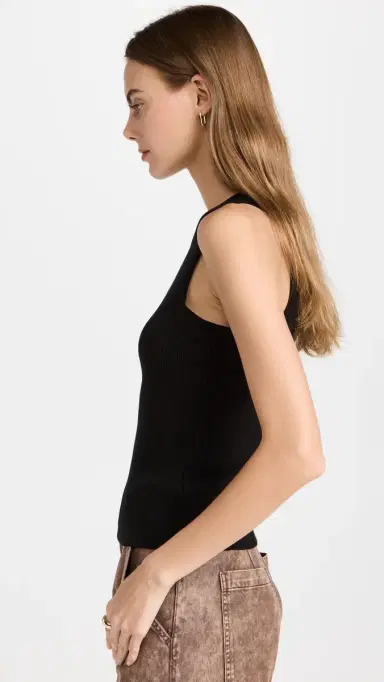 Citizens of Humanity Isabel Rib Tank Black S | Thumbnail 4 Citizens of Humanity Isabel Rib Tank Black S | Thumbnail 4