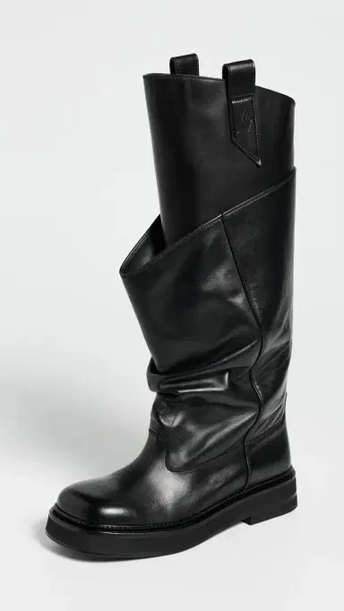 The Attico 'Passeggiata' Combat Boots Black | Thumbnail 2 The Attico 'Passeggiata' Combat Boots Black | Thumbnail 2