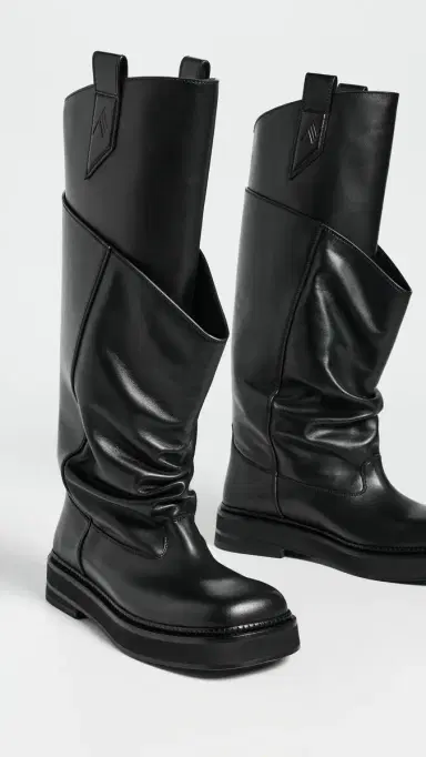 The Attico 'Passeggiata' Combat Boots Black | Thumbnail 5 The Attico 'Passeggiata' Combat Boots Black | Thumbnail 5