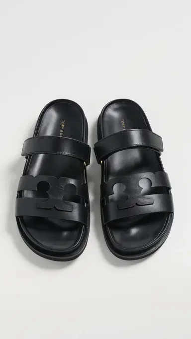 Tory Burch Ines Sport Slides Perfect Black 8 | Thumbnail 2 Tory Burch Ines Sport Slides Perfect Black 8 | Thumbnail 2