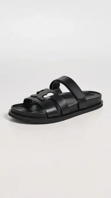 Tory Burch Ines Sport Slides Perfect Black 8 | Thumbnail 5 Tory Burch Ines Sport Slides Perfect Black 8 | Thumbnail 5