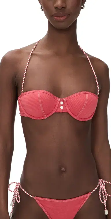 Solid & Striped The Harlow Bikini Top Rooftop Red | Thumbnail 1 Solid & Striped The Harlow Bikini Top Rooftop Red | Thumbnail 1