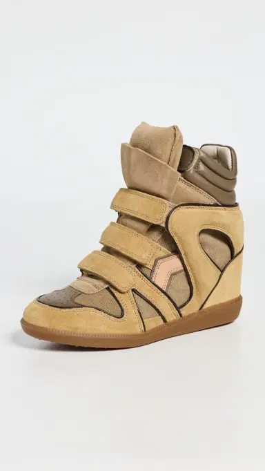 Isabel Marant Bekett Sneakers Khaki/Ochre | Thumbnail 2 Isabel Marant Bekett Sneakers Khaki/Ochre | Thumbnail 2