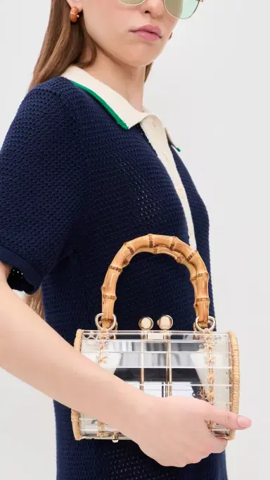WAI WAI Rio Alix Bamboo Bag Crystal One Size | Thumbnail 3 WAI WAI Rio Alix Bamboo Bag Crystal One Size | Thumbnail 3