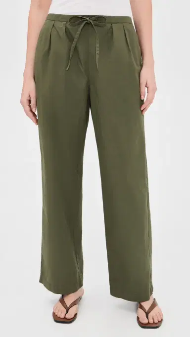 Alex Mill Hudson Pant in Cotton Twill Dried Basil | Thumbnail 2 Alex Mill Hudson Pant in Cotton Twill Dried Basil | Thumbnail 2