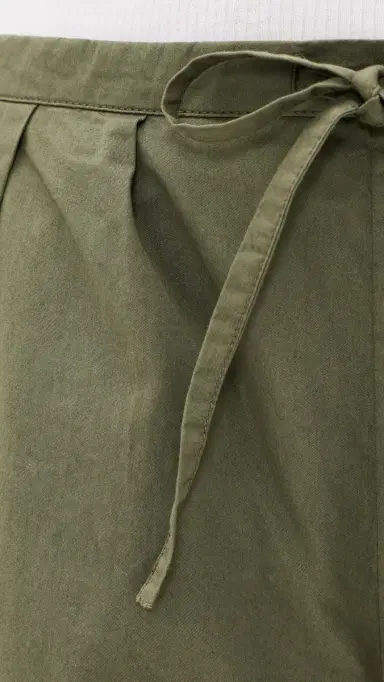 Alex Mill Hudson Pant in Cotton Twill Dried Basil | Thumbnail 6 Alex Mill Hudson Pant in Cotton Twill Dried Basil | Thumbnail 6
