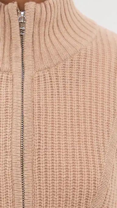 Staud Cropped Hampton Sweater Camel L | Thumbnail 6 Staud Cropped Hampton Sweater Camel L | Thumbnail 6