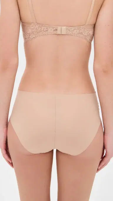 Commando Double Take Lace Bikini Panty Beige S/M | Thumbnail 3 Commando Double Take Lace Bikini Panty Beige S/M | Thumbnail 3
