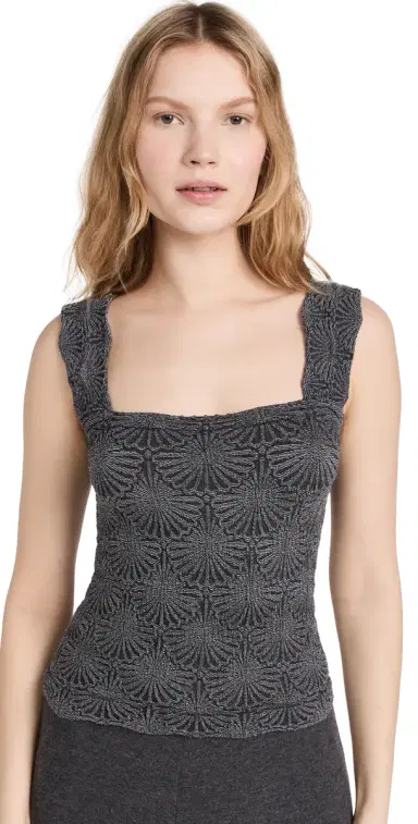 Free People Love Letter Cami Black | Thumbnail 1 Free People Love Letter Cami Black | Thumbnail 1
