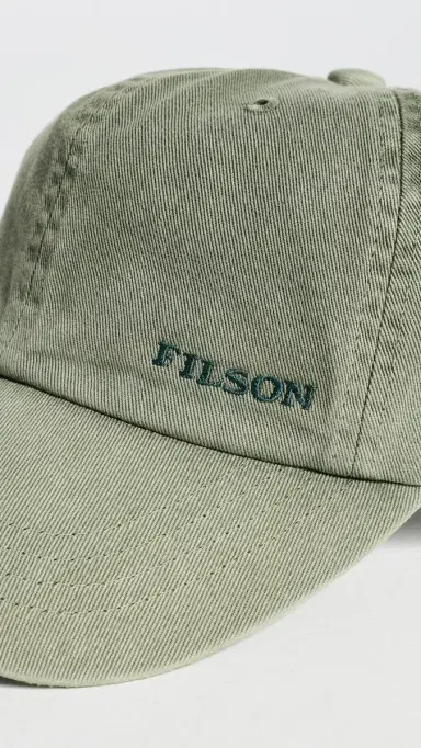 Filson Washed Low-Profile Logger Cap Washed Olive | Thumbnail 4 Filson Washed Low-Profile Logger Cap Washed Olive | Thumbnail 4