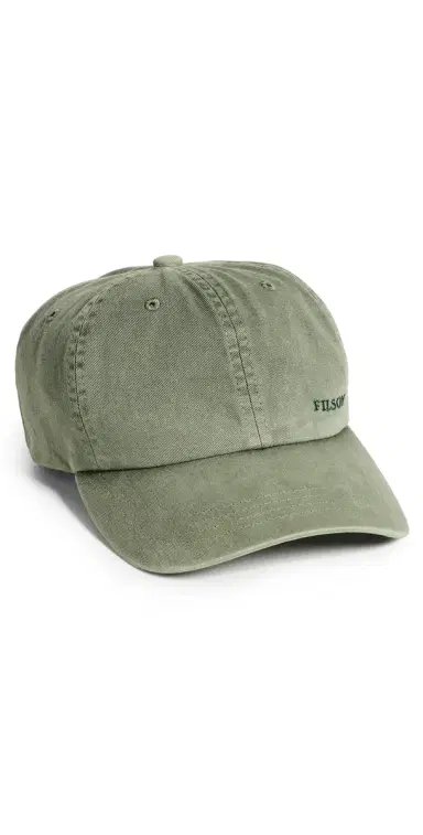 Filson Washed Low-Profile Logger Cap Washed Olive | Thumbnail 1 Filson Washed Low-Profile Logger Cap Washed Olive | Thumbnail 1