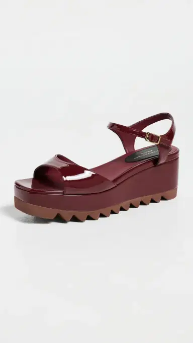 Stella McCartney Elyse Patent Alter Mat Sandals Red Gala | Thumbnail 2 Stella McCartney Elyse Patent Alter Mat Sandals Red Gala | Thumbnail 2