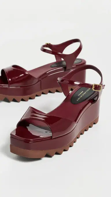 Stella McCartney Elyse Patent Alter Mat Sandals Red Gala | Thumbnail 5 Stella McCartney Elyse Patent Alter Mat Sandals Red Gala | Thumbnail 5