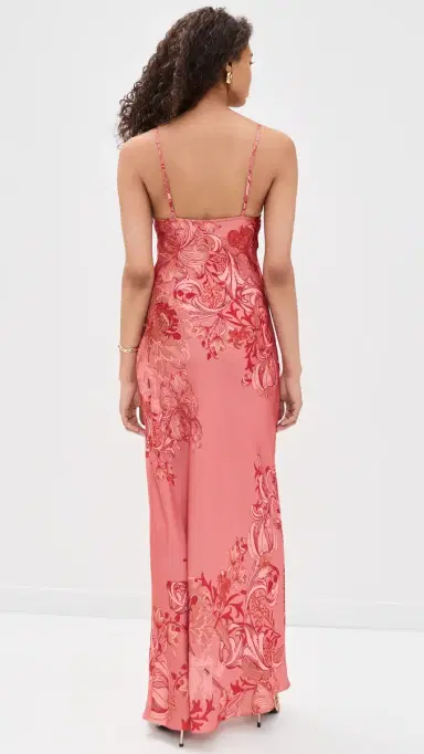 Hemant & Nandita axi Dress Coral | Thumbnail 3 Hemant & Nandita axi Dress Coral | Thumbnail 3