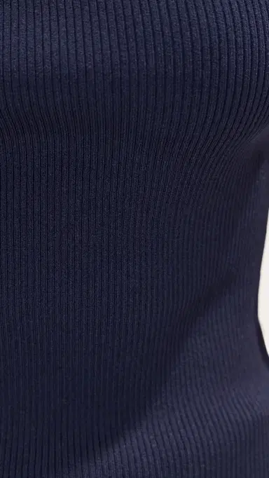LE BOP Lucie Ringer Cropped Tank Navy | Thumbnail 6 LE BOP Lucie Ringer Cropped Tank Navy | Thumbnail 6