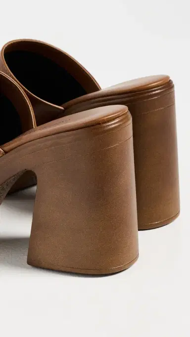 Free People Zoe Platform Sandals chestnut leather | Thumbnail 4 Free People Zoe Platform Sandals chestnut leather | Thumbnail 4