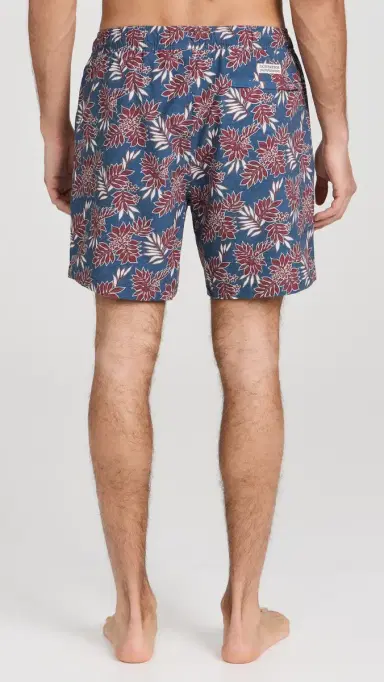 Fair Harbor The Bayberry wim Shorts 7'' Navy Crimson Leaves | Thumbnail 3 Fair Harbor The Bayberry wim Shorts 7'' Navy Crimson Leaves | Thumbnail 3