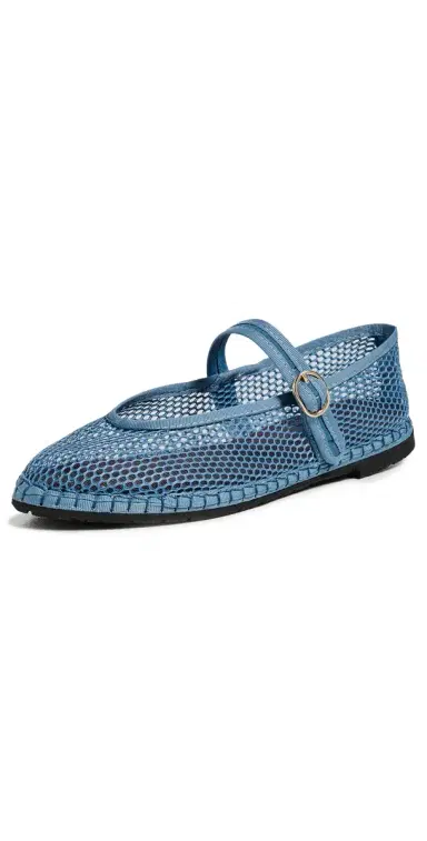 Flabelus Isabella Mesh Flats Blue 40 | Thumbnail 1 Flabelus Isabella Mesh Flats Blue 40 | Thumbnail 1