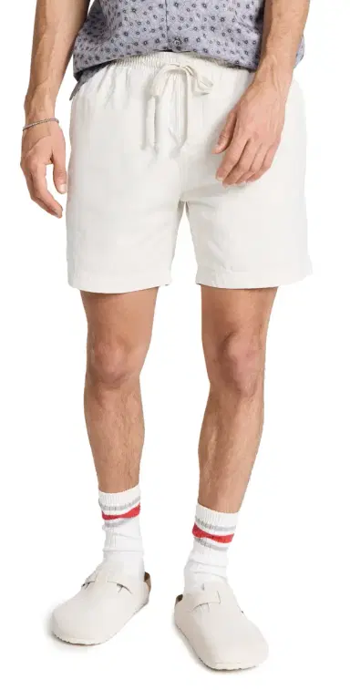 Save Khaki Twill Easy Shorts 6.25 Ash | Thumbnail 1 Save Khaki Twill Easy Shorts 6.25 Ash | Thumbnail 1