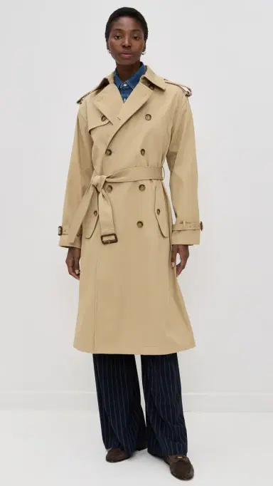 Polo Ralph Lauren Cotton Twill Trench Coat urrey Tan | Thumbnail 2 Polo Ralph Lauren Cotton Twill Trench Coat urrey Tan | Thumbnail 2