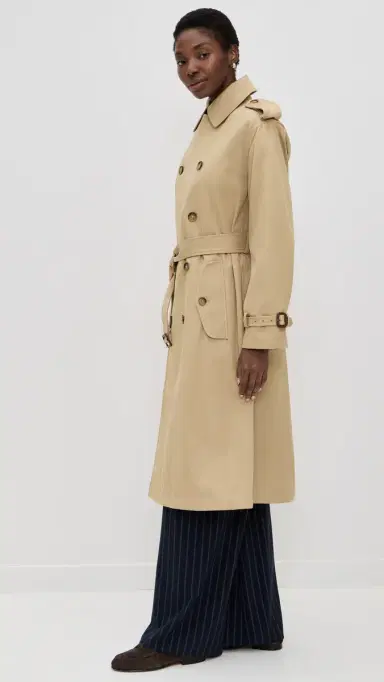 Polo Ralph Lauren Cotton Twill Trench Coat urrey Tan | Thumbnail 4 Polo Ralph Lauren Cotton Twill Trench Coat urrey Tan | Thumbnail 4